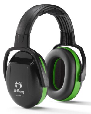 Hellberg Secure 1 høreværn, Sort/Grøn Høreværn