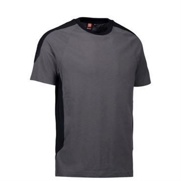 ID PRO wear t-shirt 0302 silver grey-Medium ID t-shirts