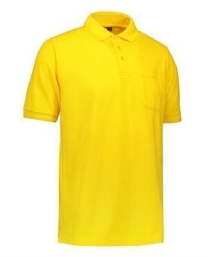 ID PRO wear polo med brystlomme 0320 gul ID polo