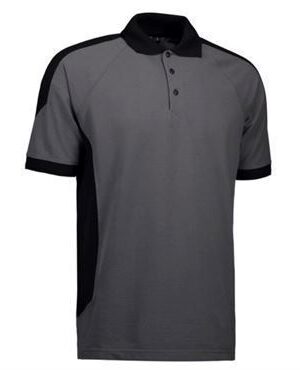 ID PRO wear polo 0322 silver grey ID polo