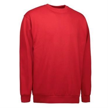 ID pro wear sweatshirt 0360 rød-Large ID sweatshirt