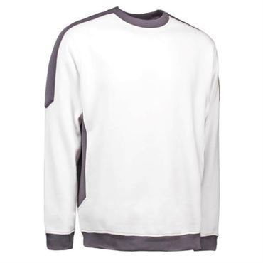 ID pro wear sweatshirt 0362 hvid-5xl ID sweatshirt