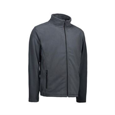ID fleece jakke 0803 grå-Medium ID jakker