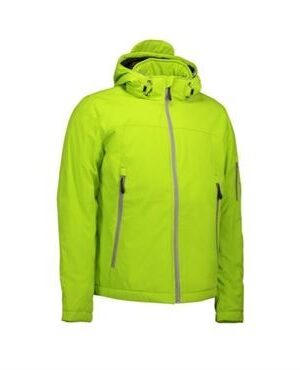 ID vinter softshell jakke 0898 lime ID jakker