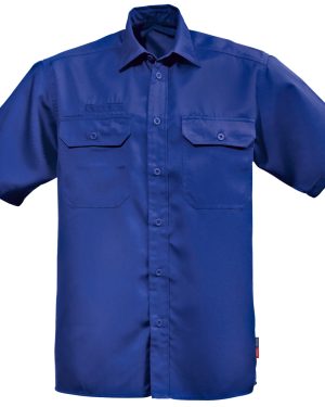 Kansas Kortærmet Skjorte 7387-530 KONGEBLÅ-XL Arbejdsskjorter