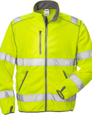 Hi Vis softshell jakke kl.3 4840 Jakker High Visibility Kansas fluorescerende tøj