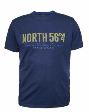 NORTH 56°4 printet t-shirt 99865 0580_3X-Large North 56°4 t-shirts