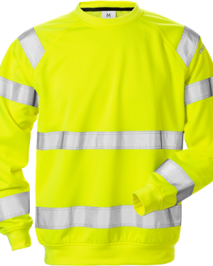 Hi Vis sweatshirt kl.3 7446 Sweatshirts / Pullover High Visibility Kansas fluorescerende tøj
