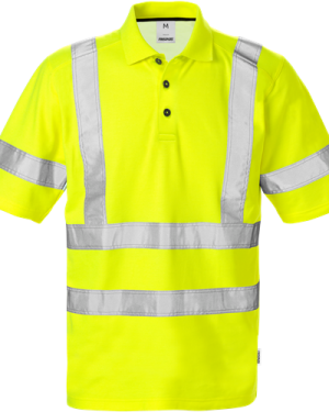 Hi Vis poloshirt kl.3 7025 T-shirt / Polo-shirt High Visibility Kansas fluorescerende tøj