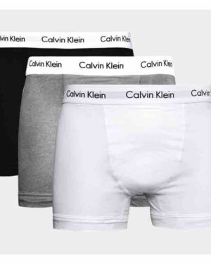 Calvin Klein trunk 3-pak sort-grå-hvid_Medium Calvin Klein