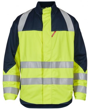 FE-Engel Safety+ Jakke EN 20471 – Gul/Marine FE-Engel fluorescerende tøj