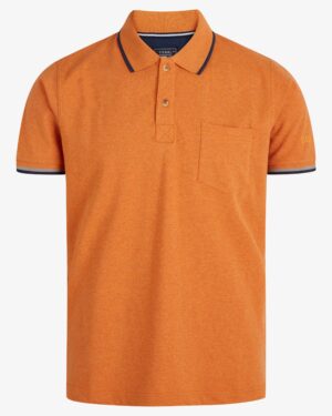 Signal polo Nalle brunt orange melange_2X-Large Signal t-shirt og poloshirt