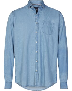 Signal denim skjorte Newman Soft blue_Medium Signal skjorte