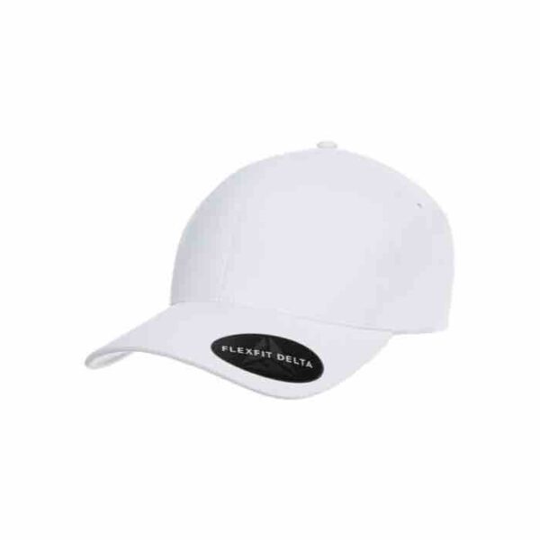 Flexfit cap Delta White Flexfit caps