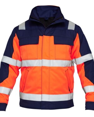 FE-Engel Safety+ Vinterjakke EN 20471 – Orange/Marine FE-Engel fluorescerende tøj