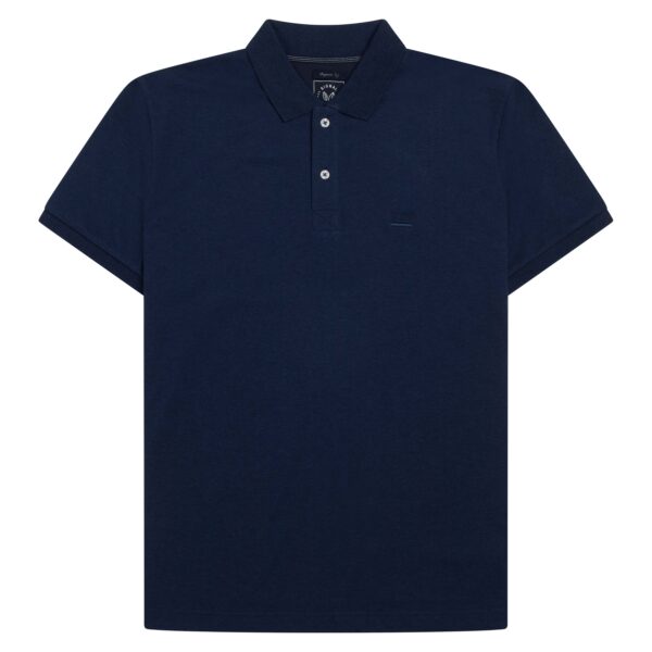 Signal polo nicky marine blue melange_2X-Large Signal t-shirt og poloshirt