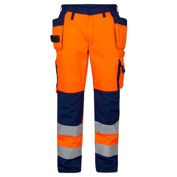 FE-Engel EN 20471 Buks M/Hængelomme – Orange/Marine-L96 FE-Engel fluorescerende tøj