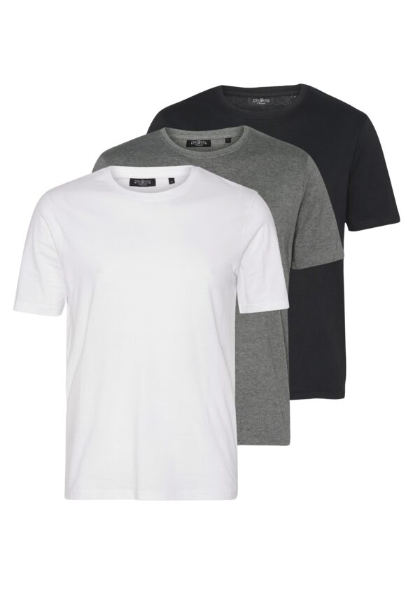 Marcus 3-pack t-shirt black/grey/white_4X-Large Pre end t-shirt & polo