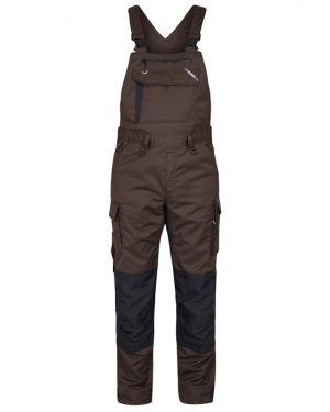 FE-Engel X-treme H/Overall M/ Stræk – Mokkabrun/Sort-116 FE-Engel overalls