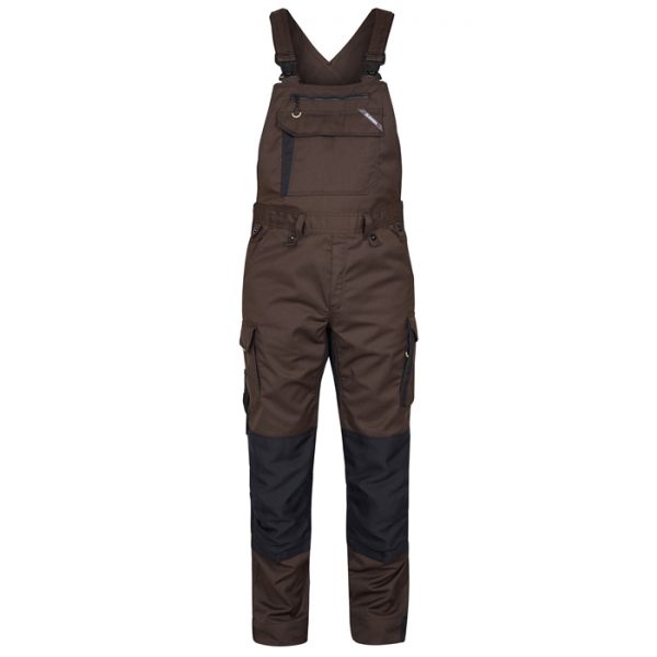 FE-Engel X-treme H/Overall M/ Stræk – Mokkabrun/Sort-76 FE-Engel overalls