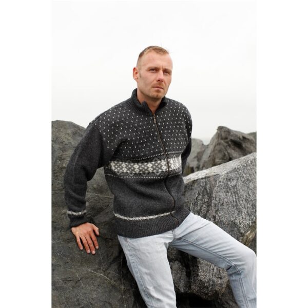 WOOL of Scandinavia windstopper cardigan Outlet arbejdstøj