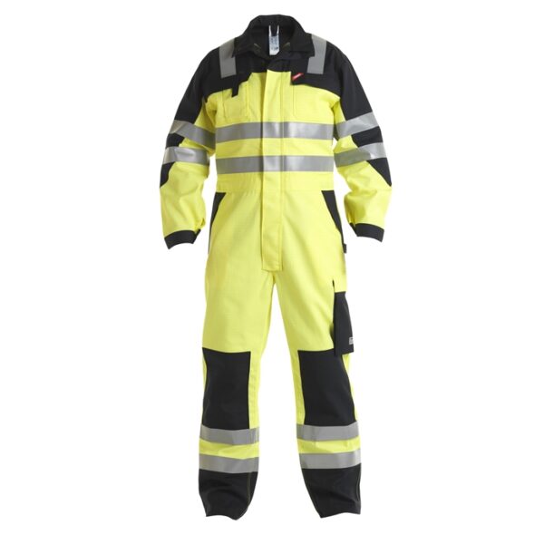 FE-Engel Safety+ Kedeldragt EN 20471 – Gul/Sort-4XL FE-Engel fluorescerende tøj