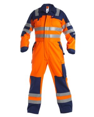 FE-Engel Safety+ Kedeldragt EN 20471 – Orange/Marine FE-Engel fluorescerende tøj