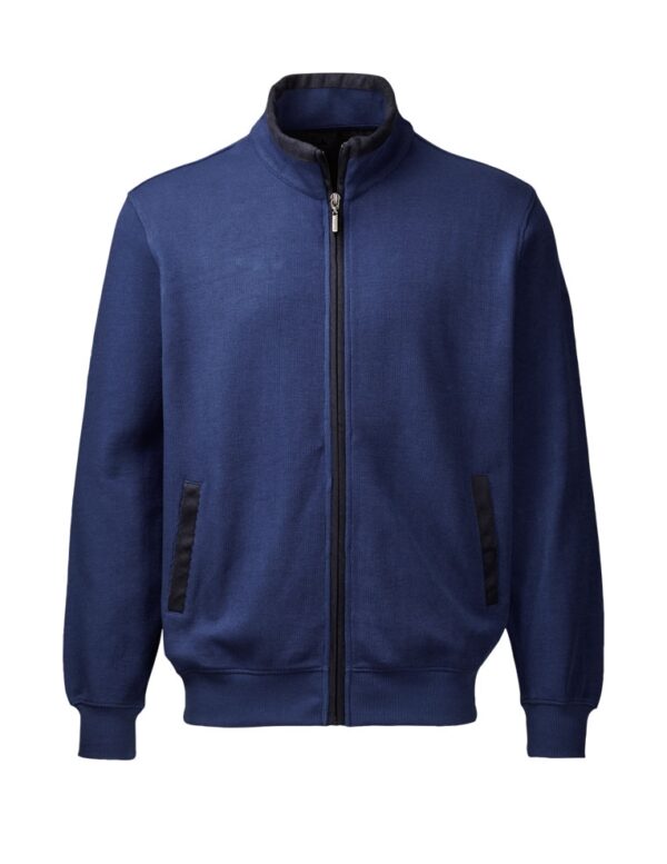 Belika Rotterdam sweat cardigan twillight blue_X-Large Belika sweatshirts