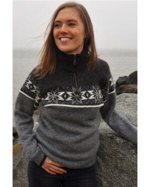 WOOL of Scandinavia norsk strik-sweater_2XL Outlet arbejdstøj