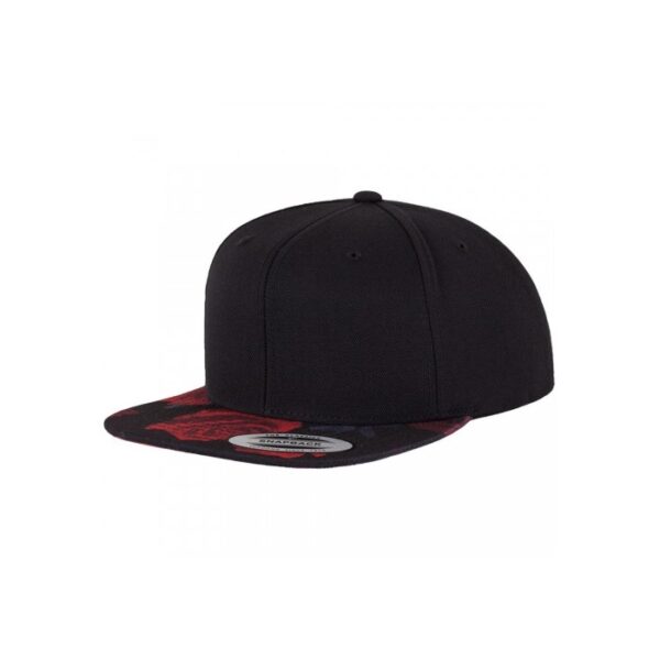 Flexfit snapback black red rose Flexfit snapbacks