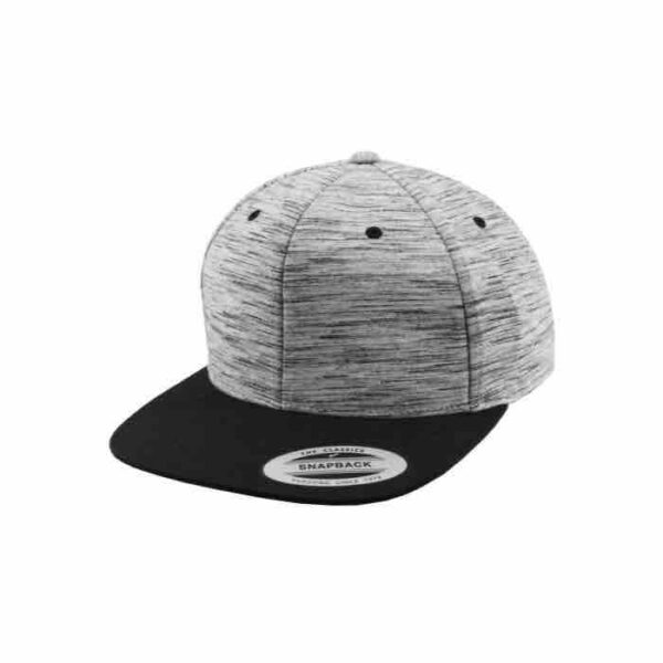 Flexfit snapback grey melange / black Flexfit snapbacks