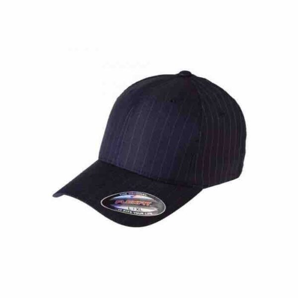 Flexfit cap D. Navy pinstripe Flexfit caps