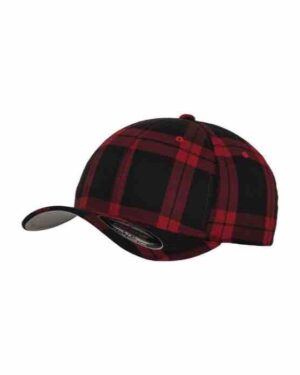 Flexfit cap Red check Flexfit caps