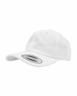 Flexfit dad cap White Flexfit caps