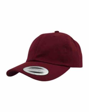 Flexfit dad cap Maroon Flexfit caps