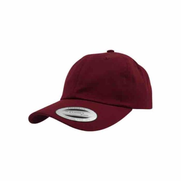 Flexfit dad cap Maroon Flexfit caps