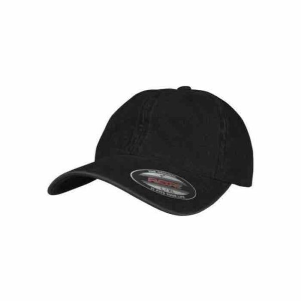 Flexfit dad cap Black denim Flexfit caps