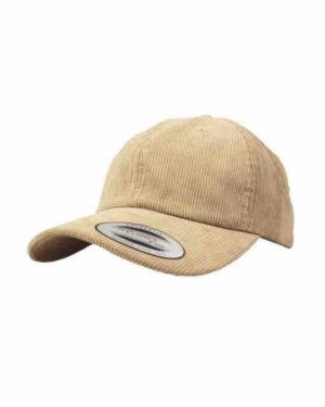 Flexfit dad cap Khaki fløjl Flexfit caps