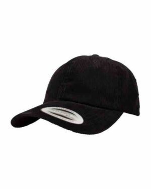 Flexfit dad cap Black fløjl Flexfit caps