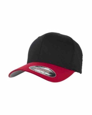 Flexfit cap 6277 Black/Red_Small/Medium Flexfit