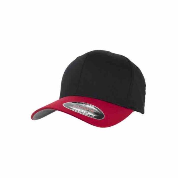 Flexfit cap 6277 Black/Red Flexfit caps