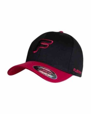 Flexfit cap Black Red Flexfit caps