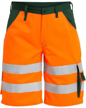 FE-Engel EN 20471 Shorts – Orange/Grøn FE-Engel fluorescerende tøj