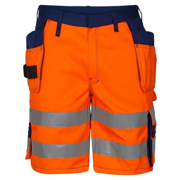 FE-Engel EN 20471 Shorts M/Hængelomme – Orange/Marine-76 FE-Engel fluorescerende tøj