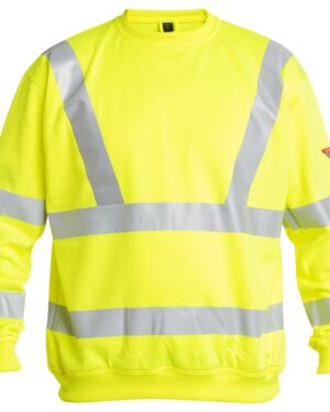 FE-Engel EN 20471 Sweatshirt – Gul FE-Engel fluorescerende tøj