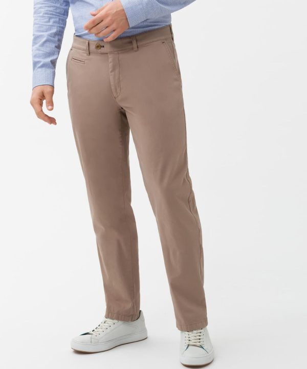 Brax lærredsbuks Everest 80-1950 56 beige-110 lang model Outlet arbejdstøj