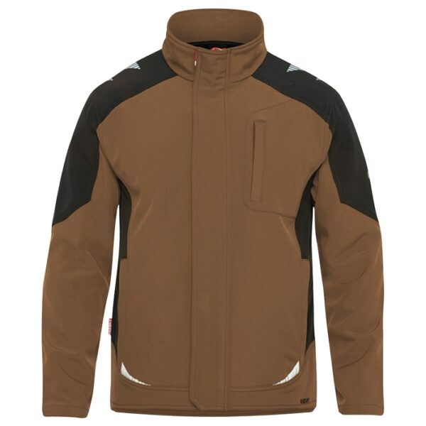 FE-Engel Galaxy Softshelljakke – Toffee Brown/Antrazitgrå-3XL Industri og lager