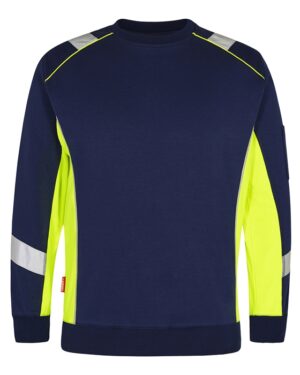FE-Engel Cargo Sweatshirt – Blue Ink/Gul FE-Engel sweatshirt