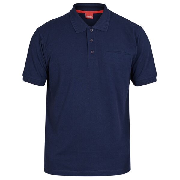 FE-Engel Poloshirt Med Brystlomme – Blue Ink-XL FE-Engel arbejdspolo