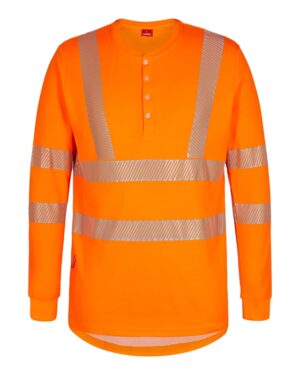 FE-Engel Safety Langærmet T-Shirt – Orange FE-Engel arbejds t-shirt